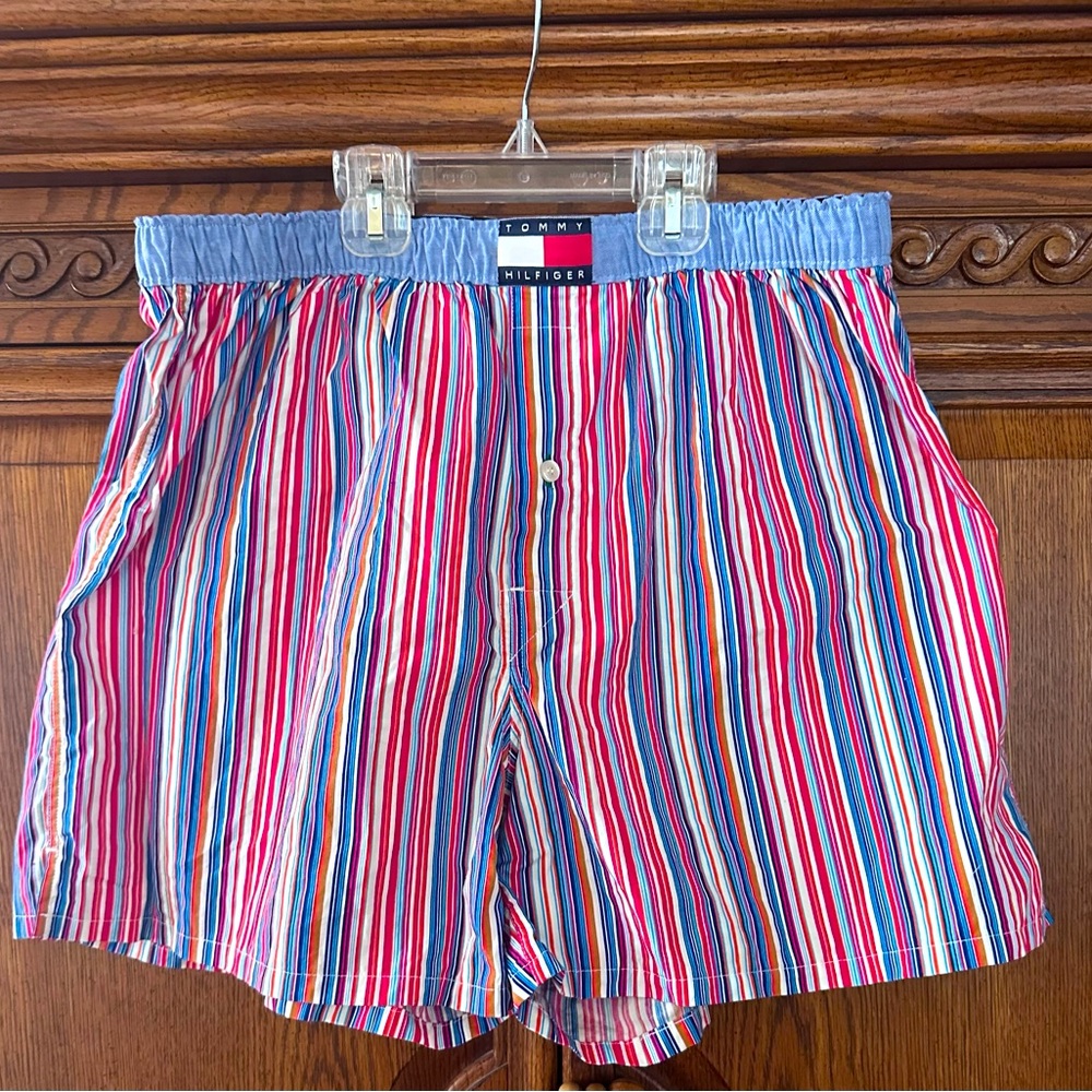 Tommy Hilfiger lightweight striped boxers NWOT